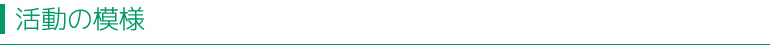 活動の模様